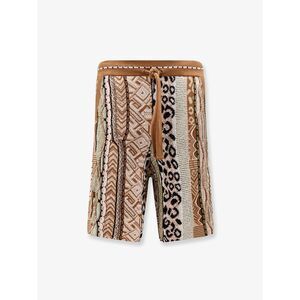 Laneus Men Cotton Blend Bermuda Shorts